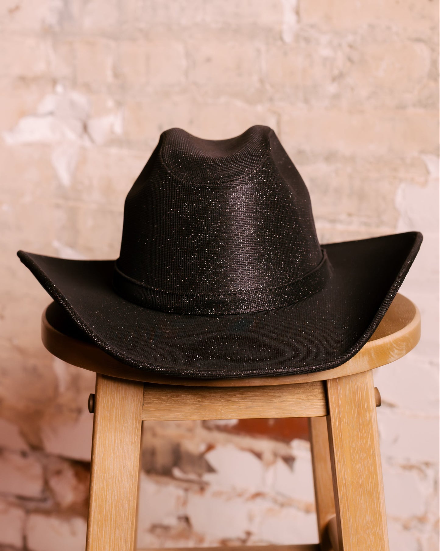 Sparkle Cowboy Hat Black