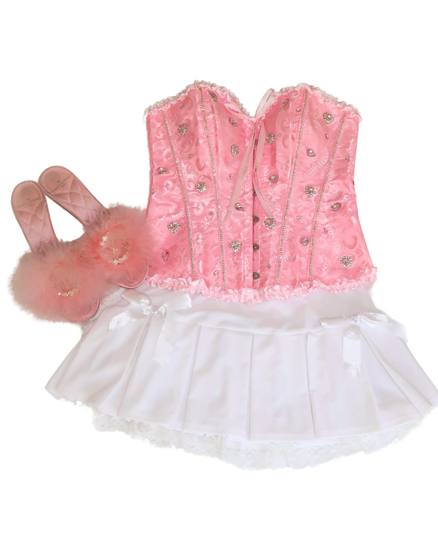 Pink Heart Corset