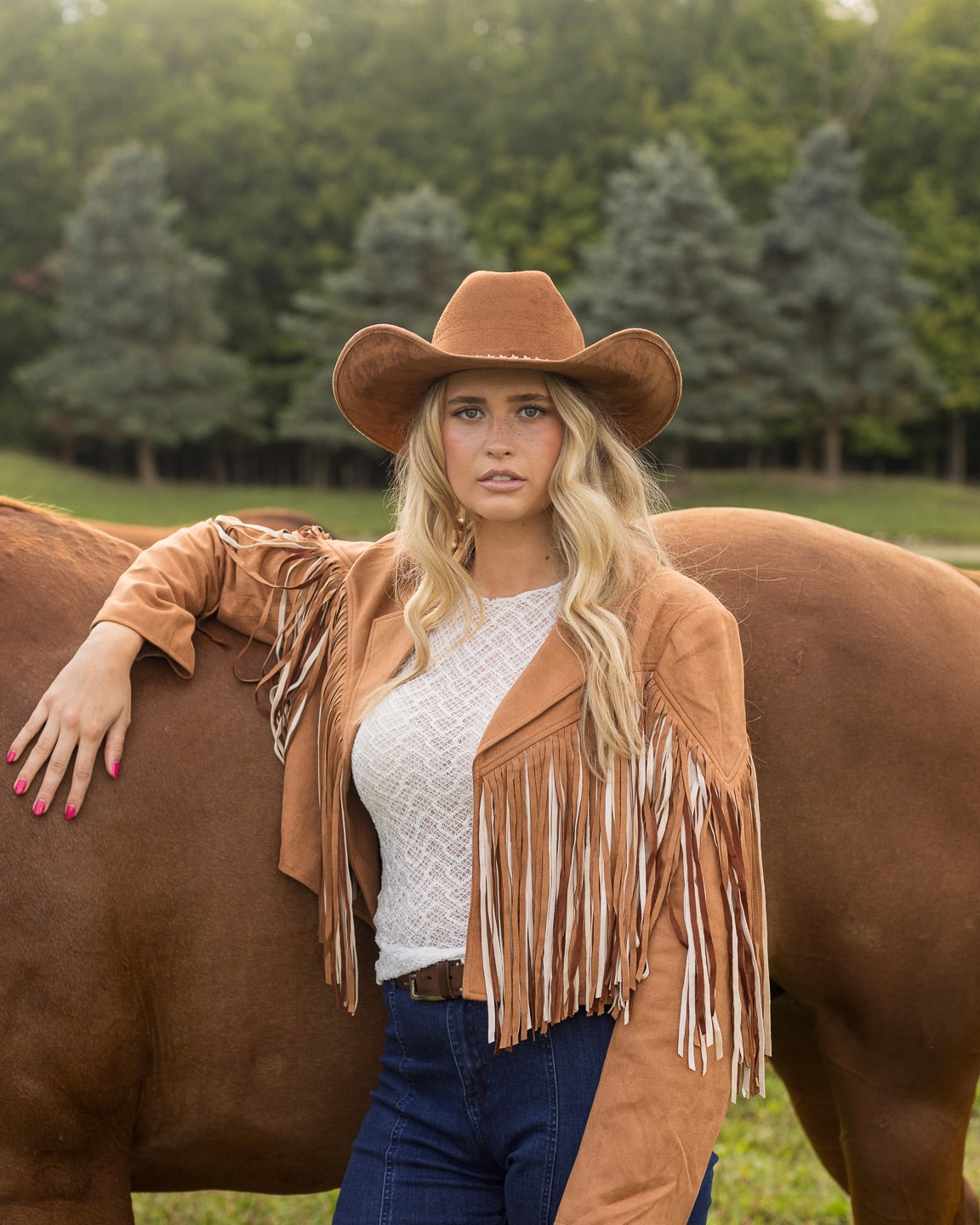 Wilson Brown Fringe Jacket