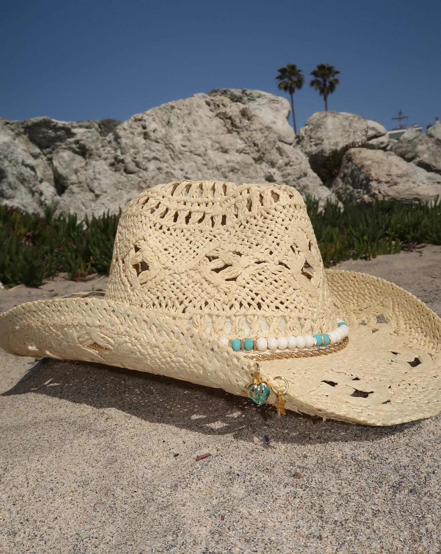 ONE of ONE charm coastal cowgirl hat