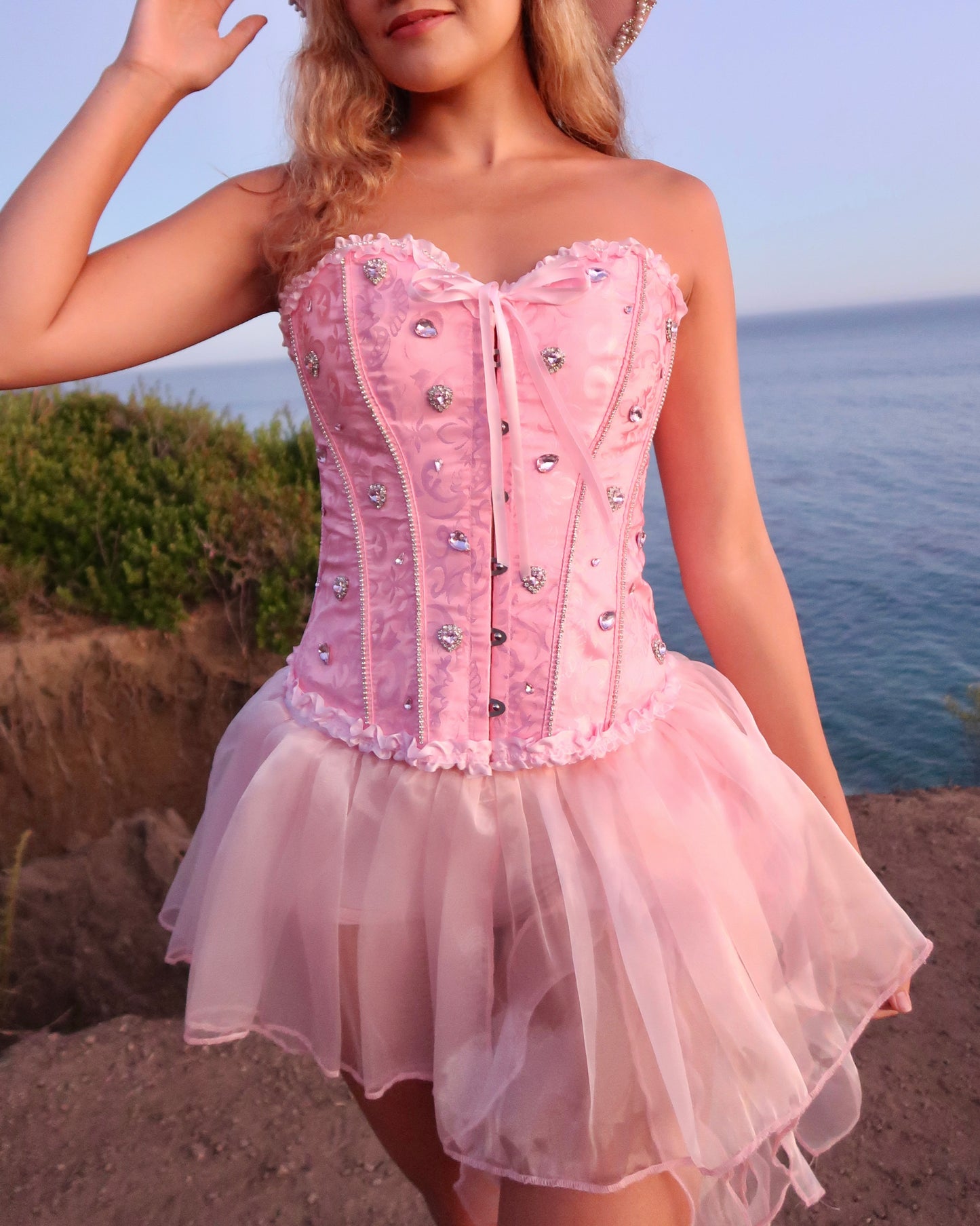 Pink Heart Corset